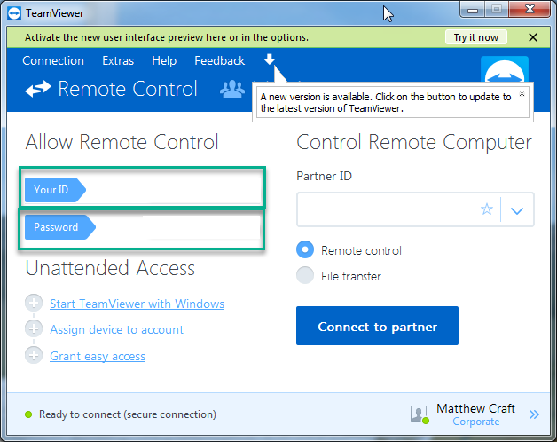 teamviewer grant easy access
